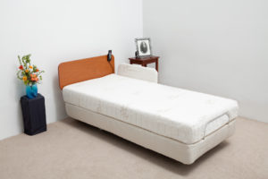 Los Angeles Supernal 5 high-low adjustable bed with natural organic latex mattress