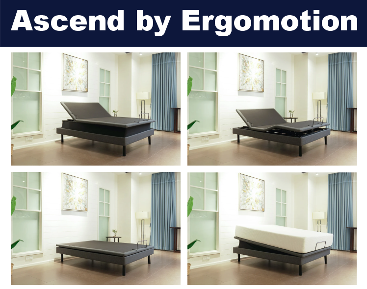Los Angeles Ascend High-Low Adjustable Bed with Tilt