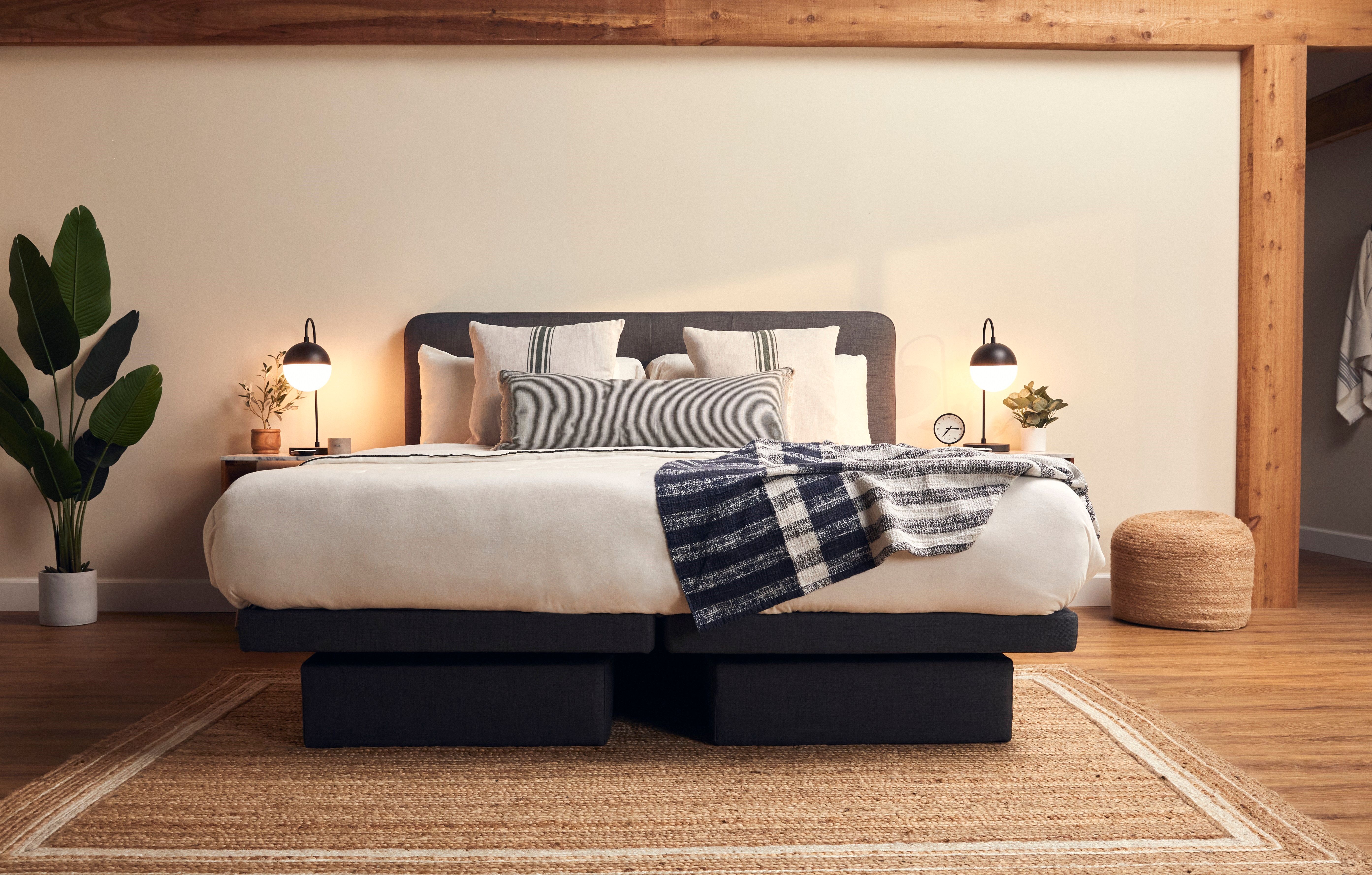 Los Angeles the Dawn House Bed with a natural organic latex mattress